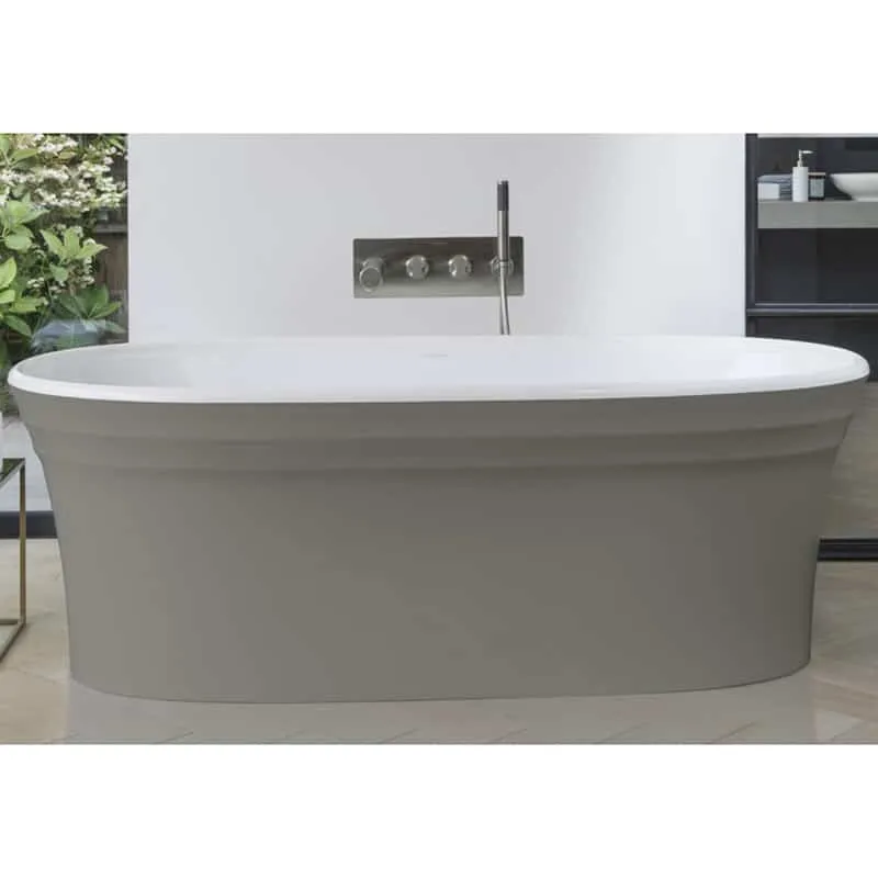 Victoria and Albert Warndon Vasca Bagno Grigio Pietra Sala Mostra Pieroni Lucca