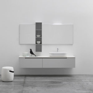 Arcom Gold Bianco Due Ante Copertina Mobile Bagno Sala Mostra Pieroni Lucca