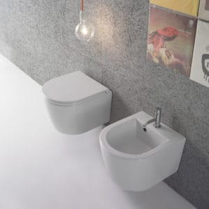 Collezioni Ceramica Globo Forty3 Vaso Bidet Sospeso Sala Mostra Pieroni Lucca